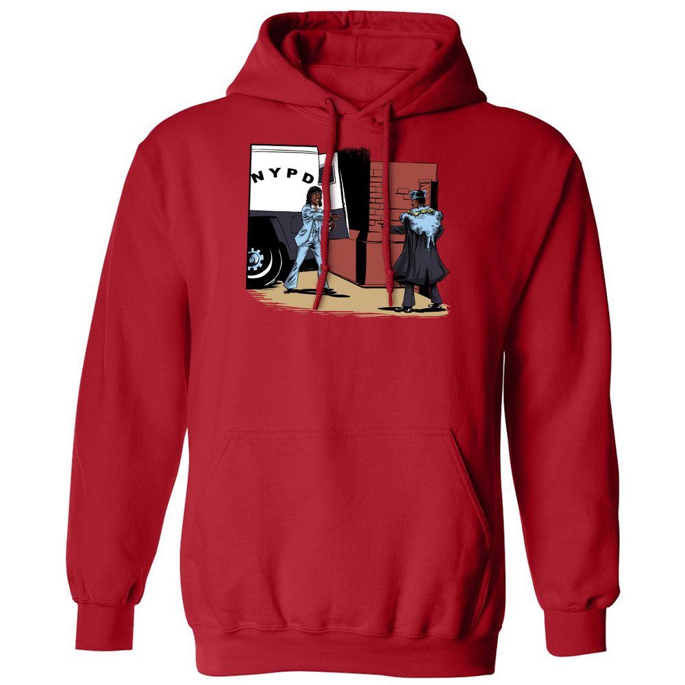 Classic Unisex Hoodie - ZZ56M2YX - Red - 5