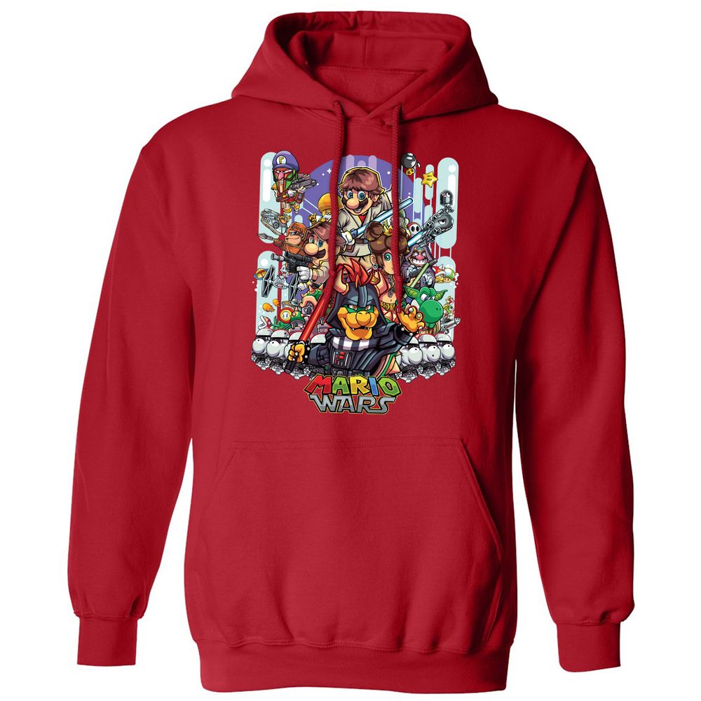 Classic Unisex Hoodie - E7HFQXHY - Red - 5