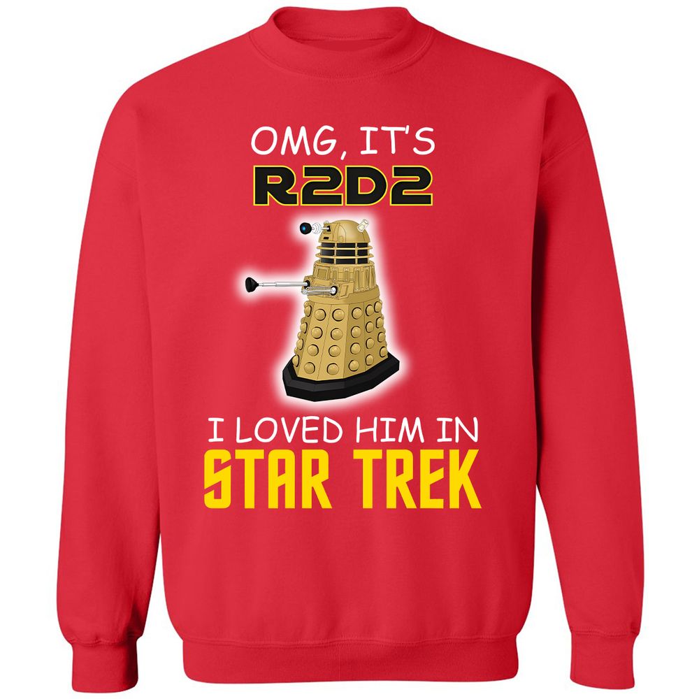 Classic Unisex Sweatshirt - QANUG3BM - Red - 5