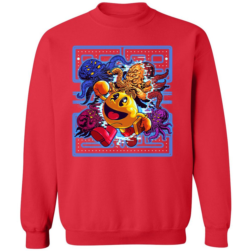 Classic Unisex Sweatshirt - BUJ2Q5DT - Red - 5