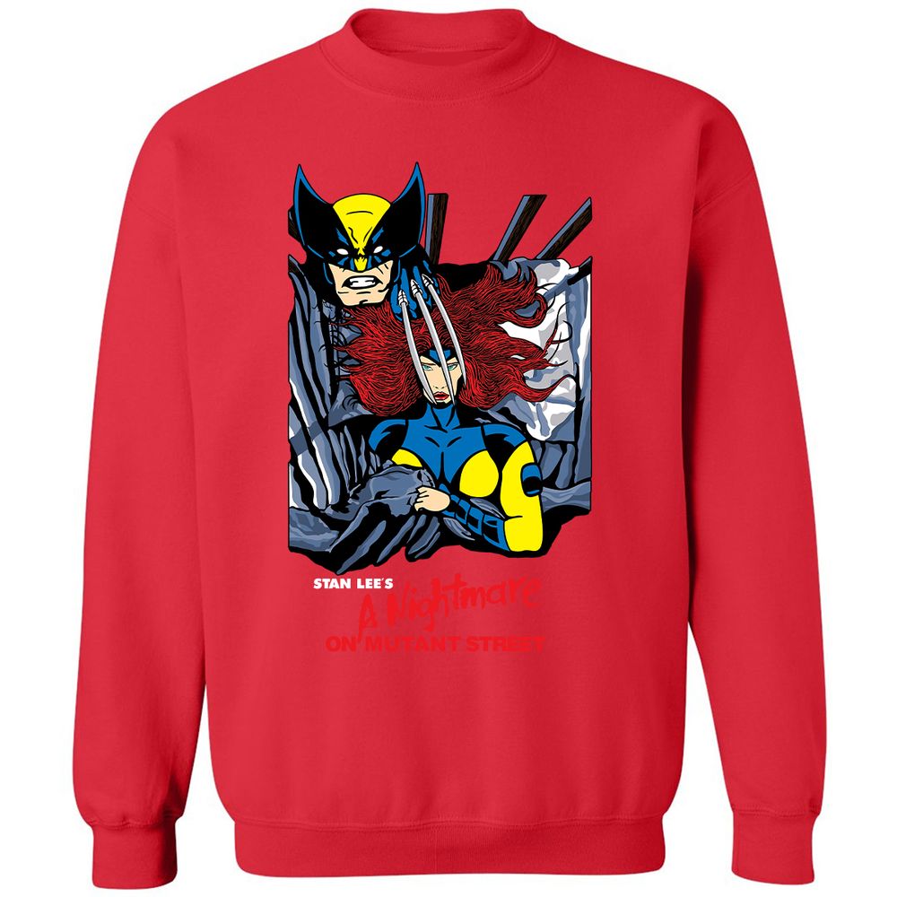 Classic Unisex Sweatshirt - WQ5LUZ6J - Red - 5