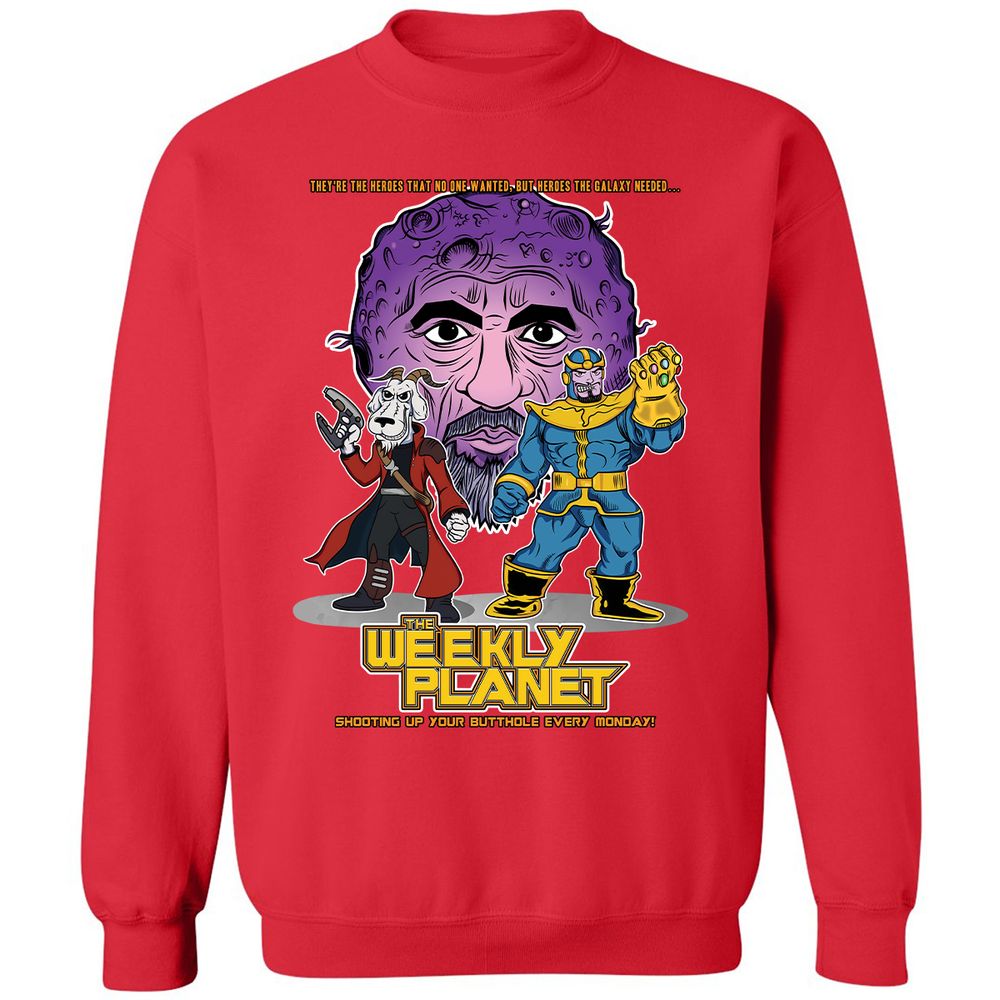 Classic Unisex Sweatshirt - EGQL56U7 - Red - 5