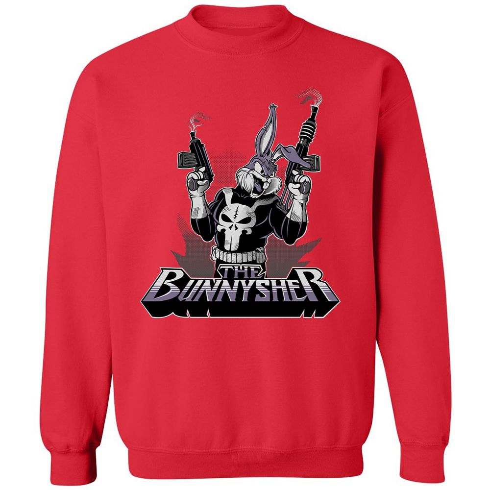 Classic Unisex Sweatshirt - V3D9Z6UH - Red - 5