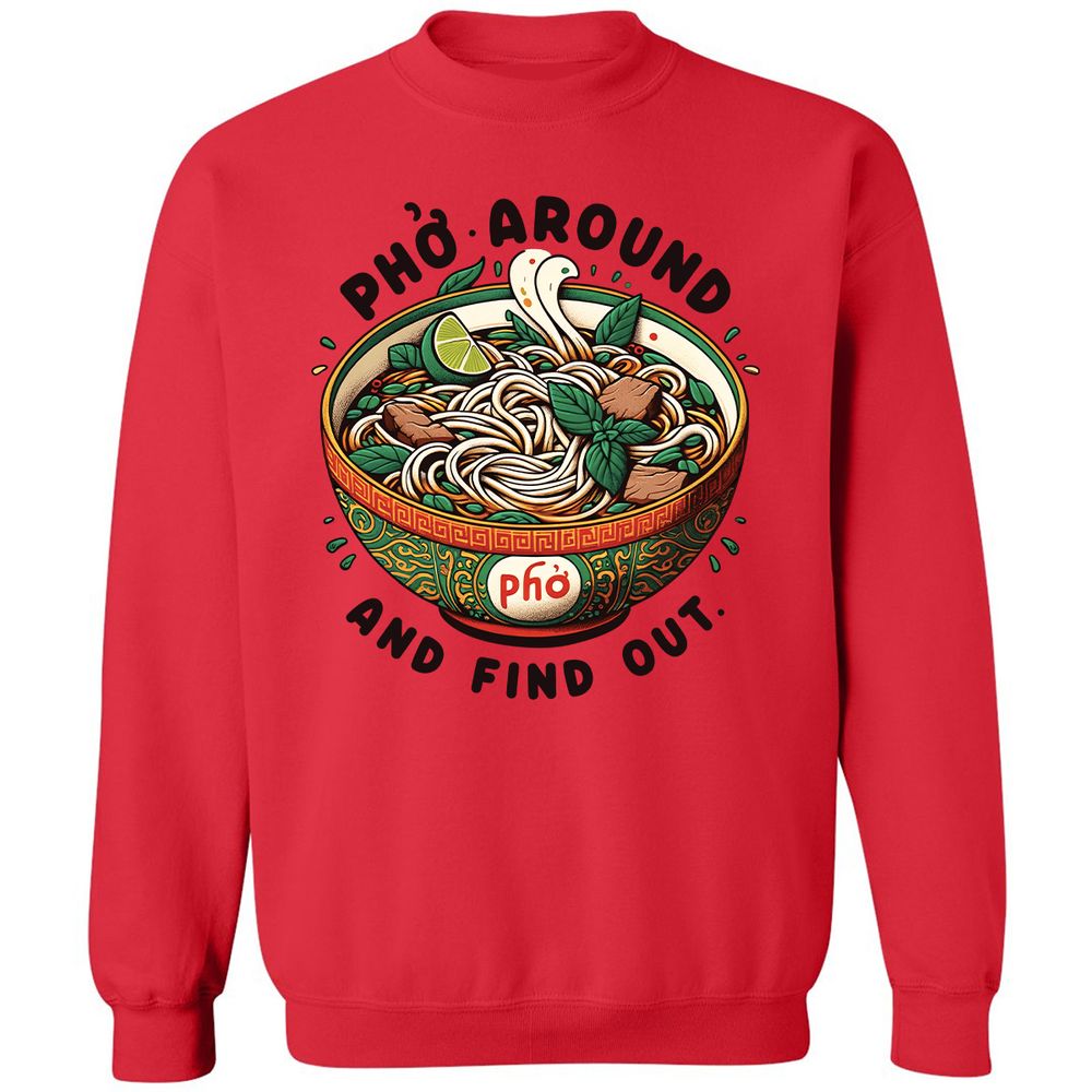 Classic Unisex Sweatshirt - 6DM69PQM - Red - 5