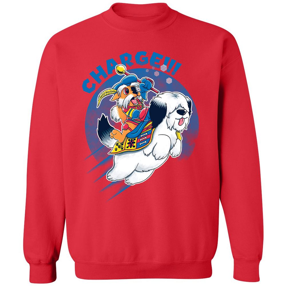 Classic Unisex Sweatshirt - TNHJ7PK9 - Red - 5