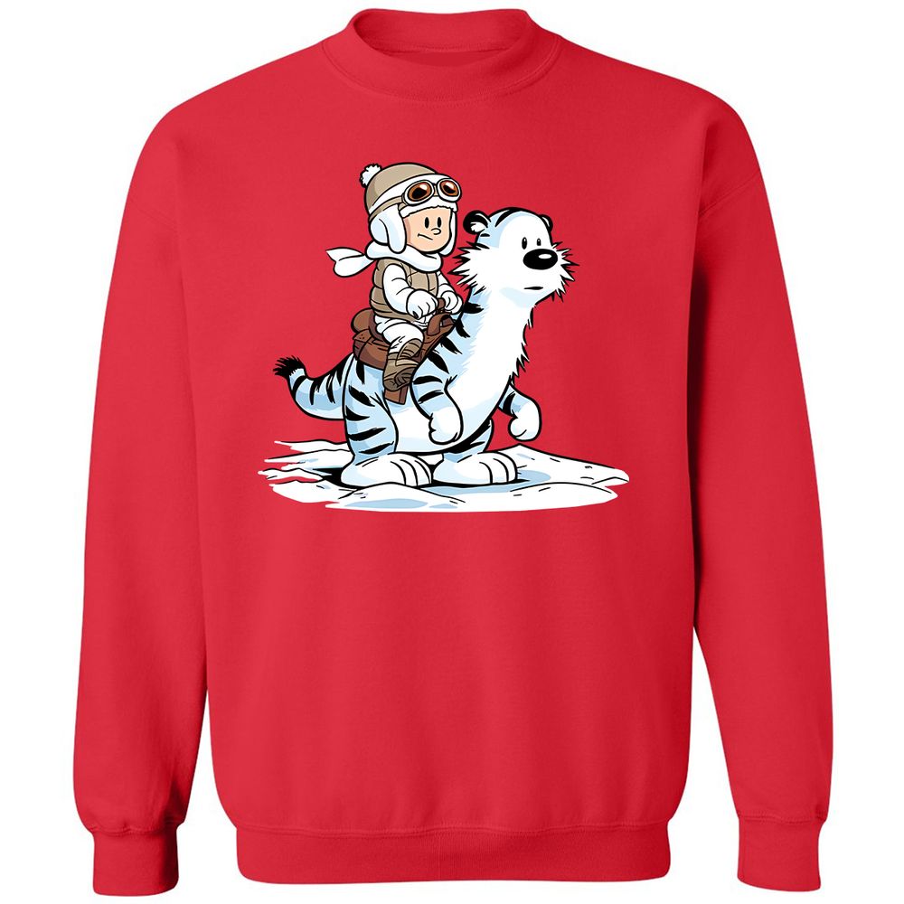 Classic Unisex Sweatshirt - 5SF9JW7U - Red - 5