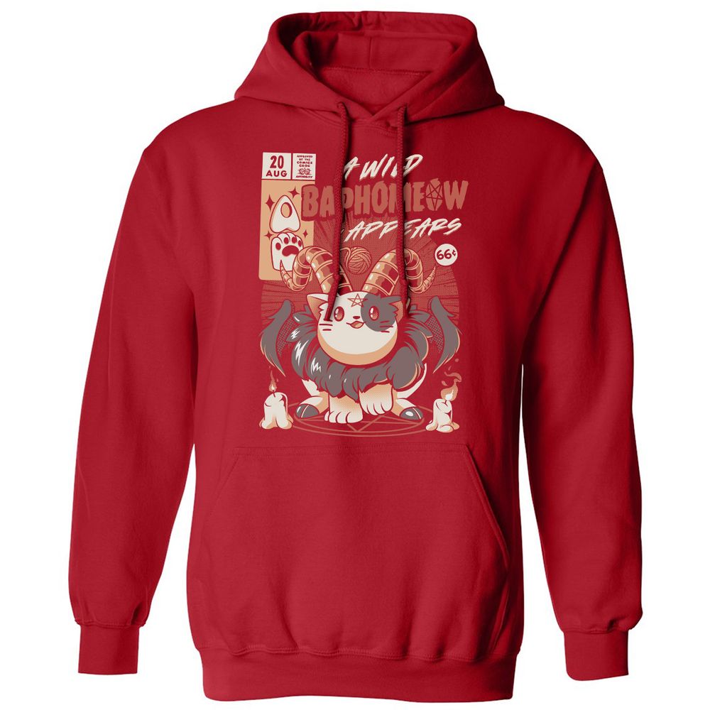 Classic Unisex Hoodie - FT4FMHNG - Red - 5