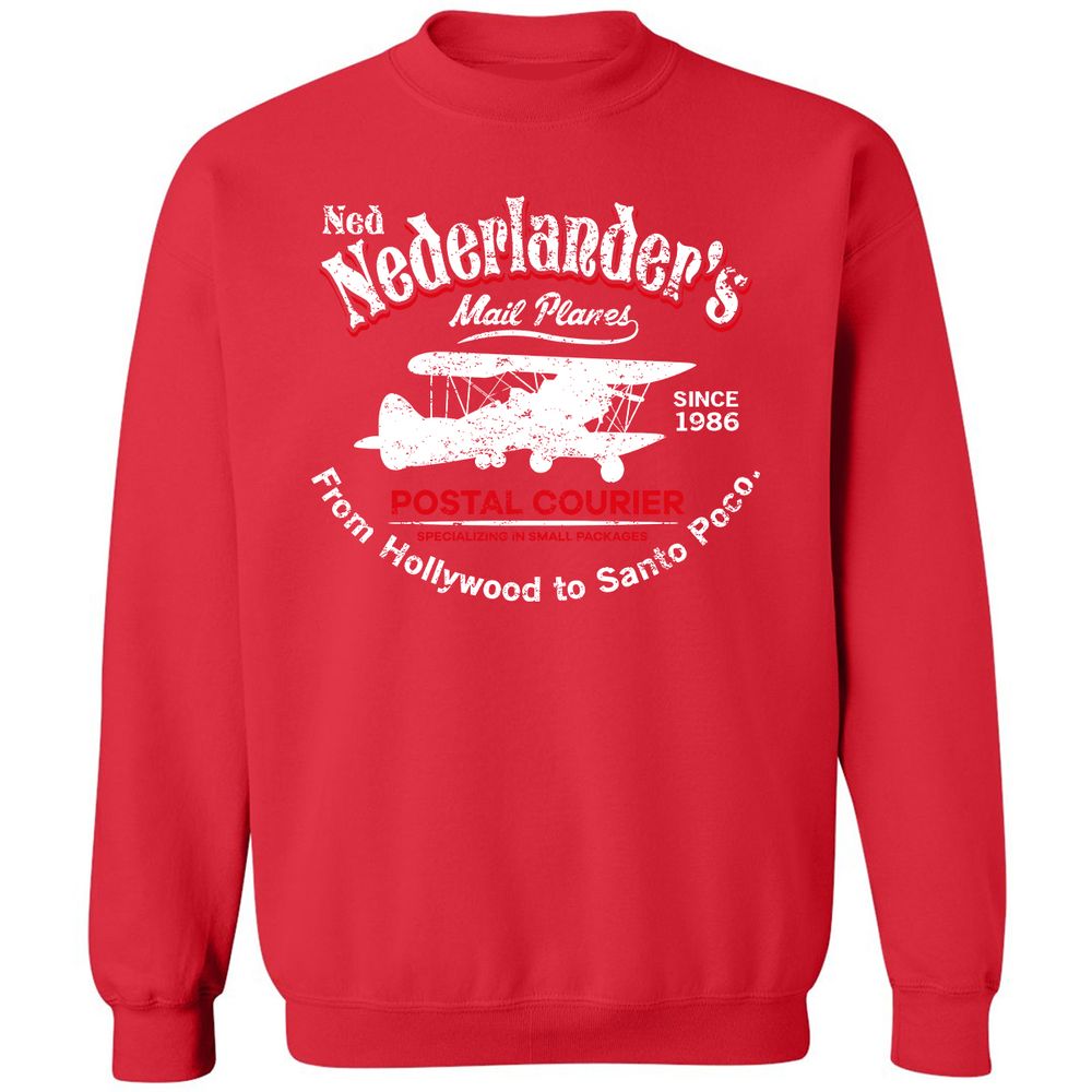 Classic Unisex Sweatshirt - MNQEDA45 - Red - 5