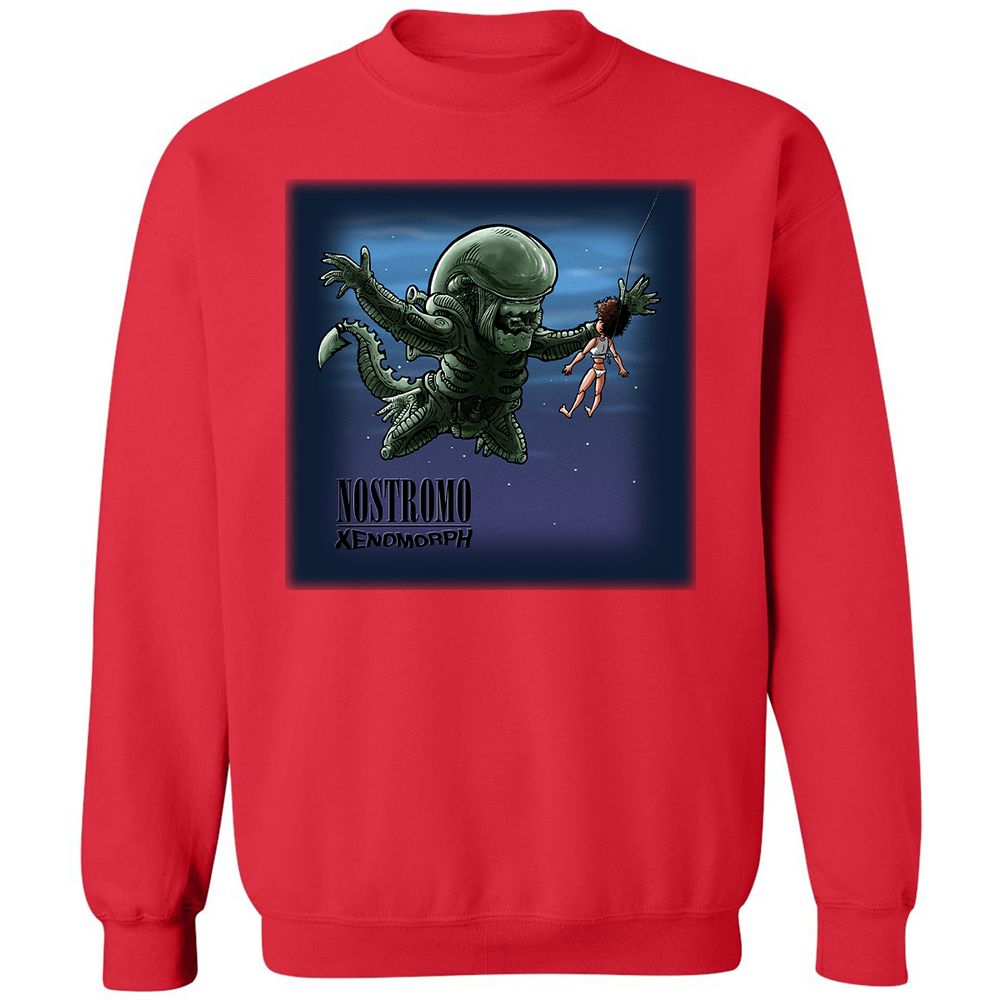 Classic Unisex Sweatshirt - F7N93CY8 - Red - 5