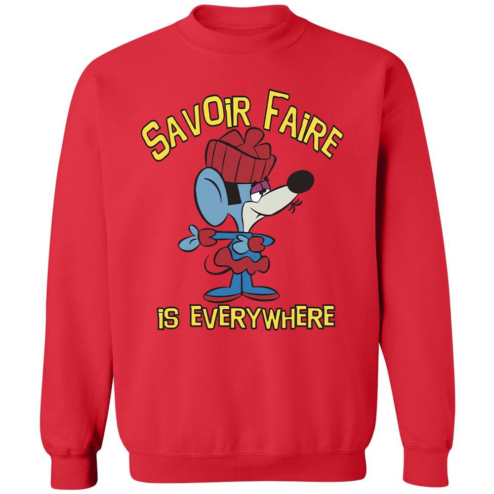 Classic Unisex Sweatshirt - 6ADU5NUK - Red - 5