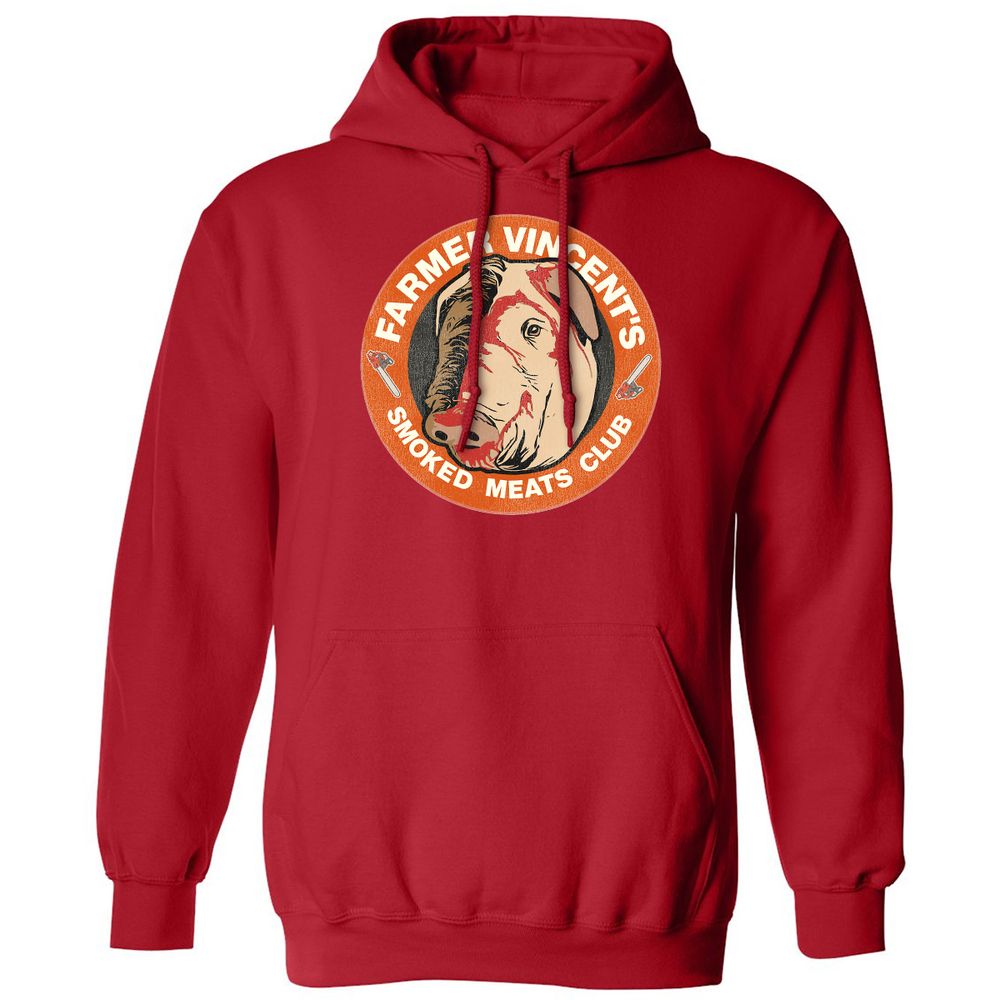 Classic Unisex Hoodie - 1U8PL2XB - Red - 5