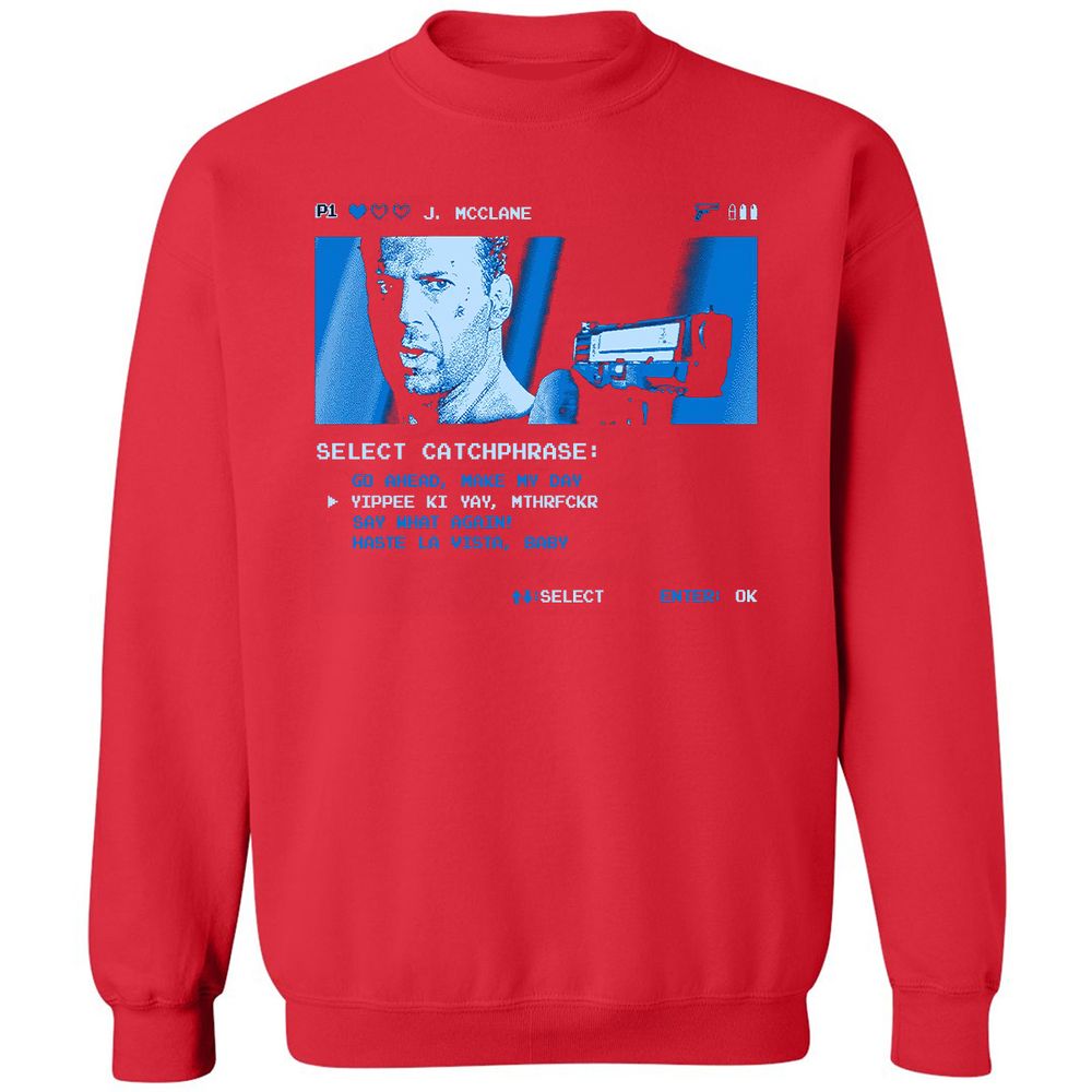 Classic Unisex Sweatshirt - 44DTHT4J - Red - 5