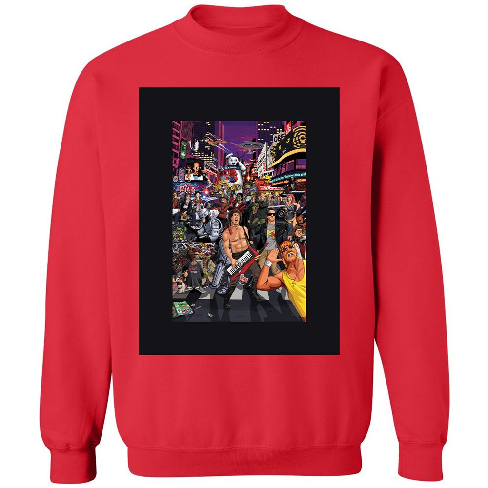 Classic Unisex Sweatshirt - 5E2MUU74 - Red - 5