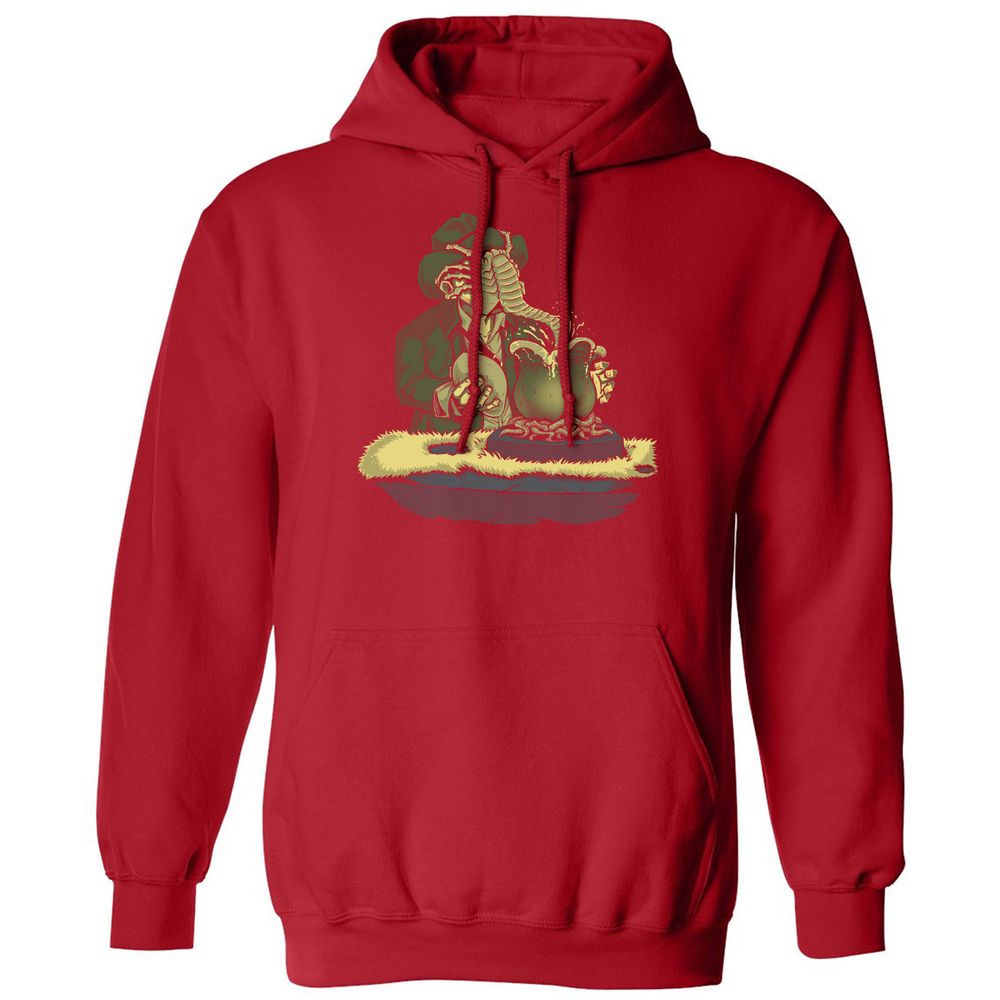 Classic Unisex Hoodie - HKJ1VJTM - Red - 5
