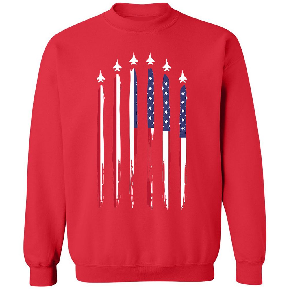 Classic Unisex Sweatshirt - ZY1VUAWL - Red - 5