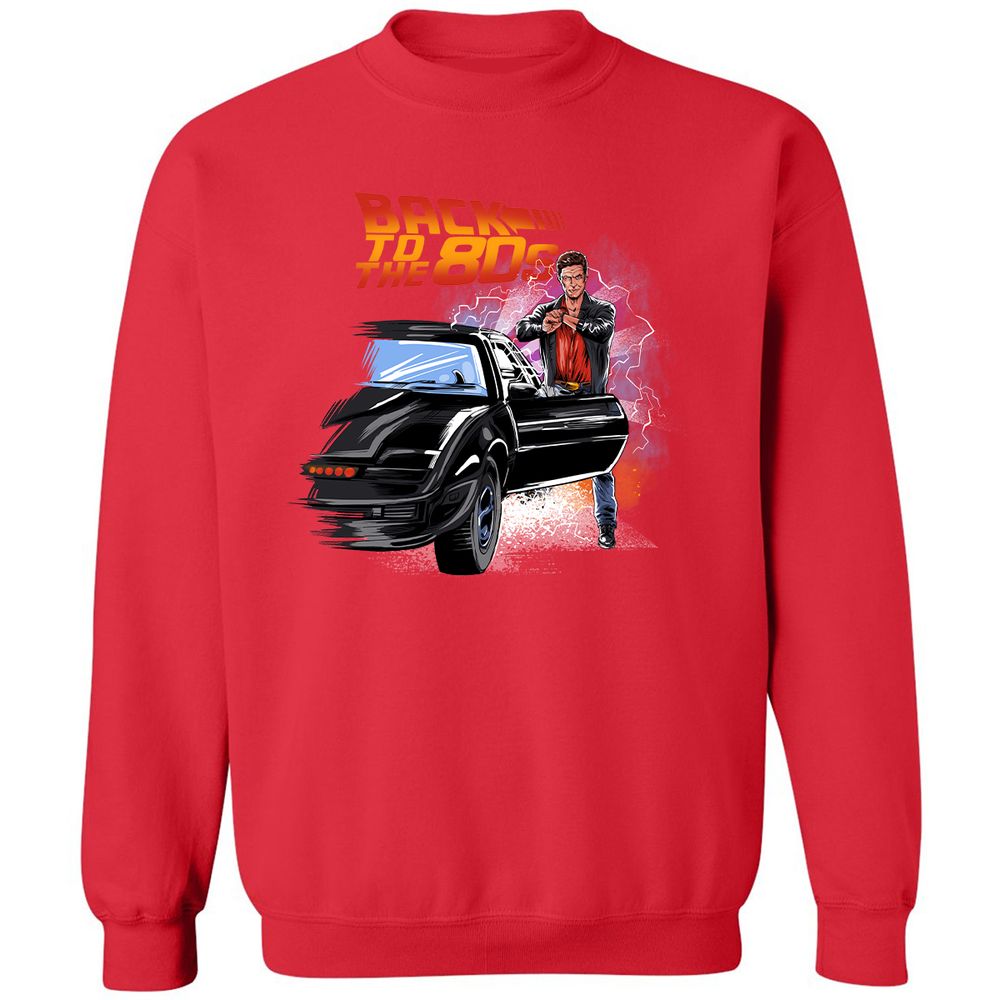 Classic Unisex Sweatshirt - EK7BUJLS - Red - 5
