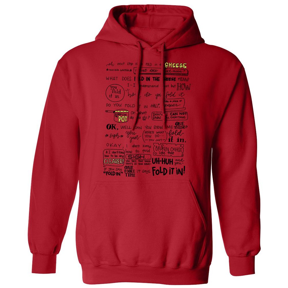 Classic Unisex Hoodie - KWGDBTBA - Red - 5