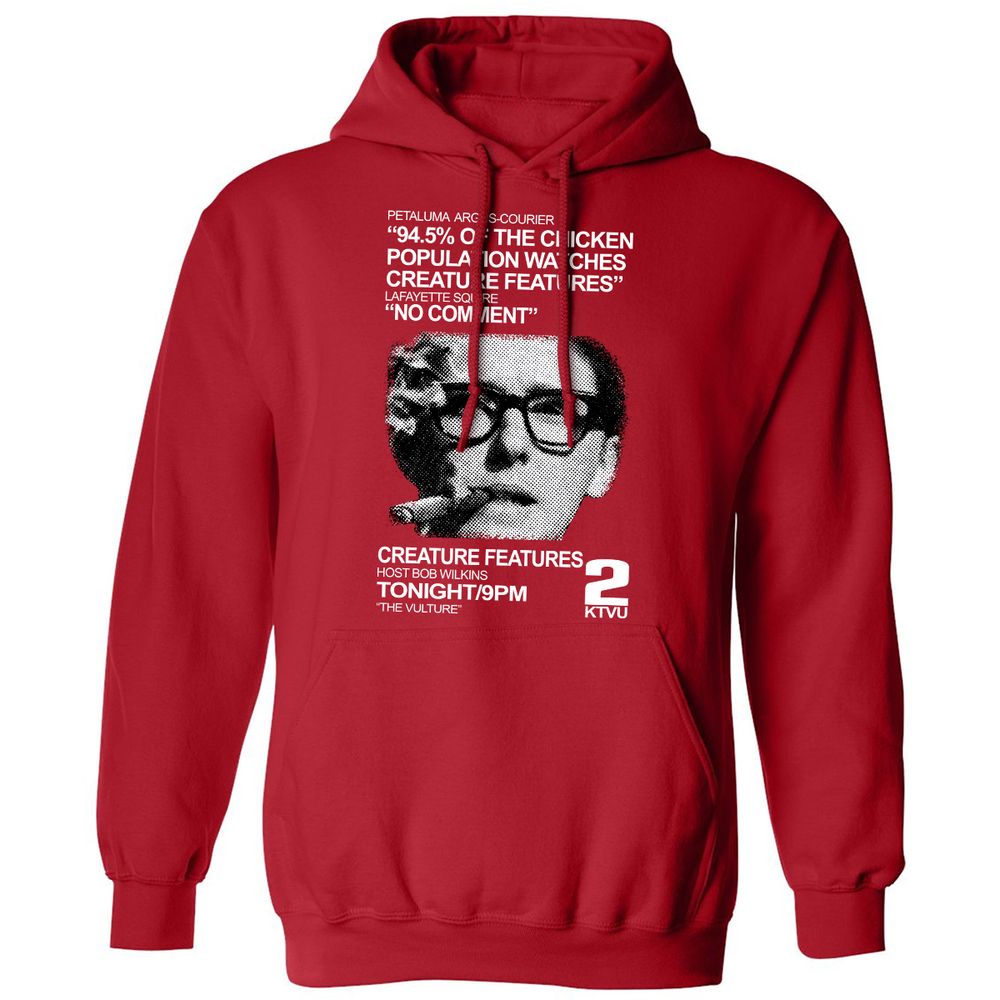 Classic Unisex Hoodie - 4JB6KQAG - Red - 5