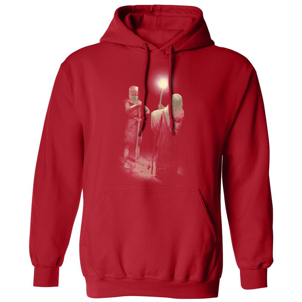 Classic Unisex Hoodie - UQUVZFFV - Red - 5