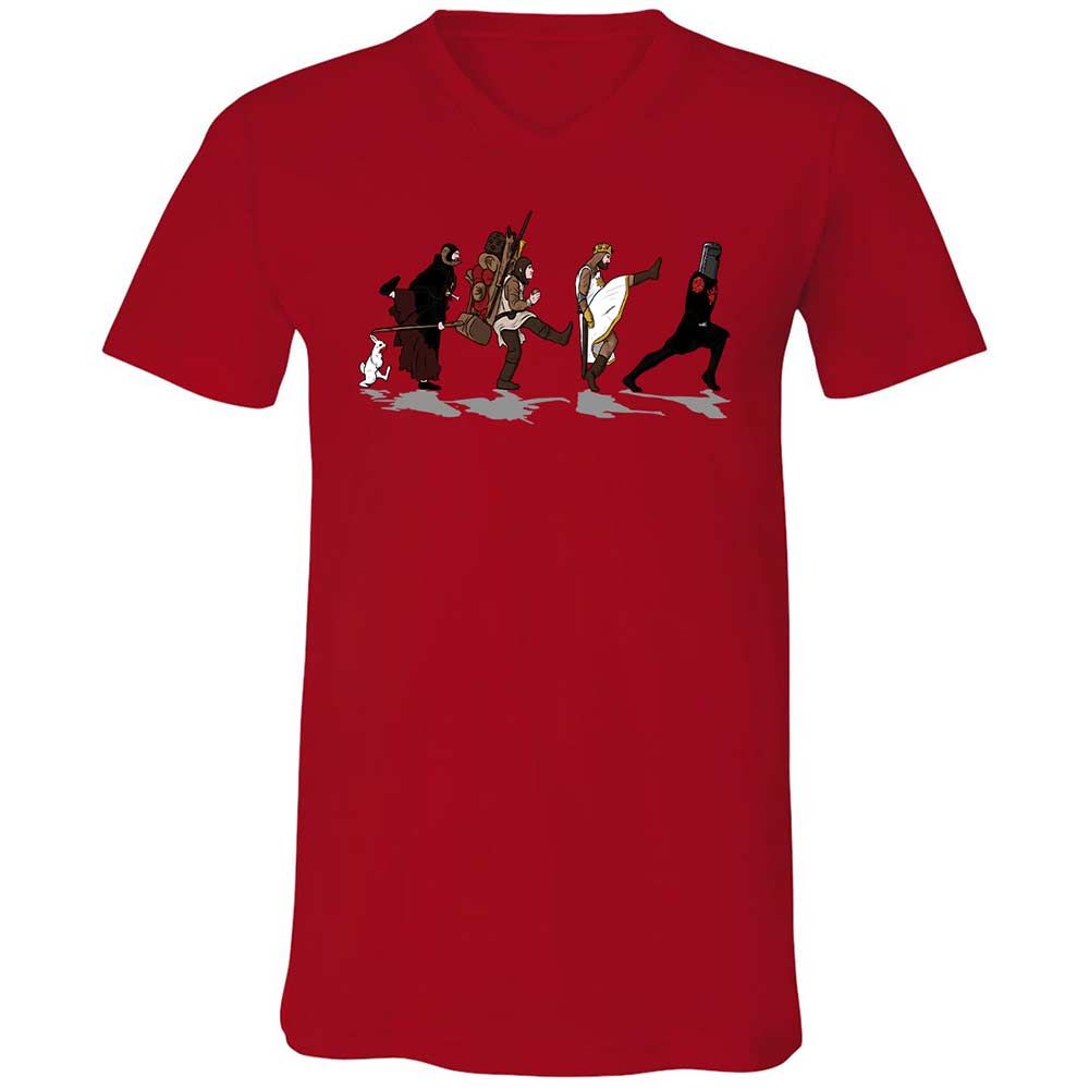 Unisex V-Neck T-Shirt - ER734AUC - Red - 5