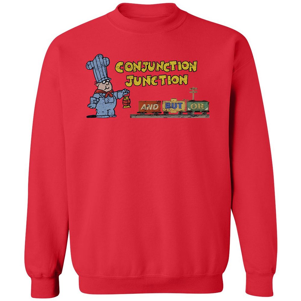 Classic Unisex Sweatshirt - UKSVQ89E - Red - 5