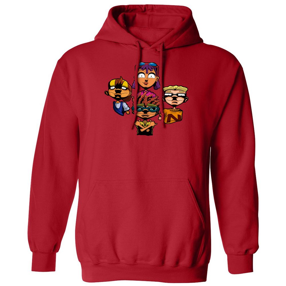 Classic Unisex Hoodie - DJ27GZXF - Red - 5