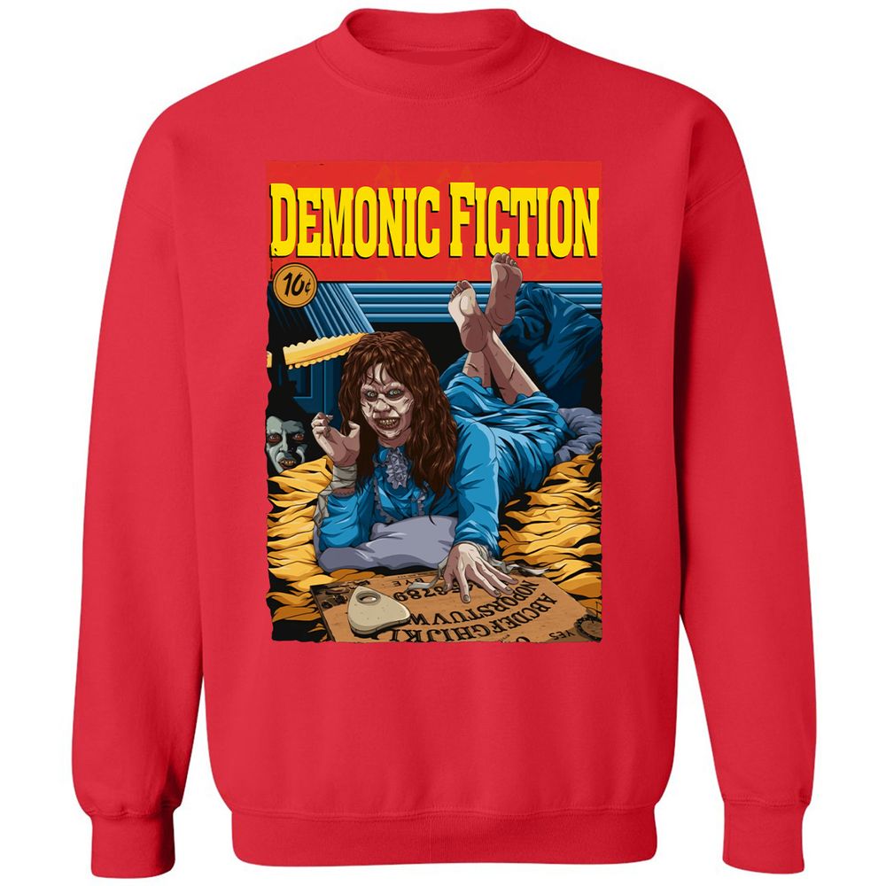 Classic Unisex Sweatshirt - QMSJ6RVU - Red - 5