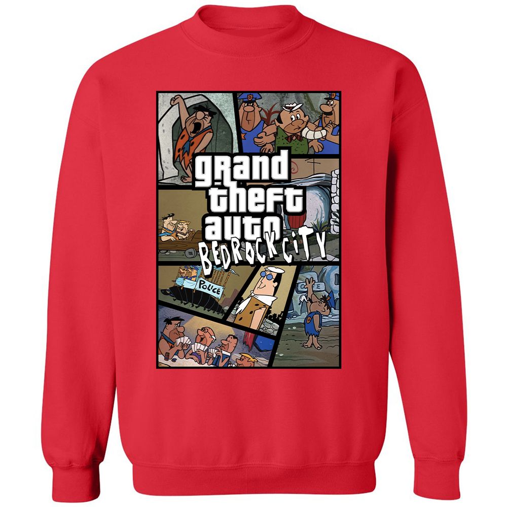 Classic Unisex Sweatshirt - QCVE921Y - Red - 5