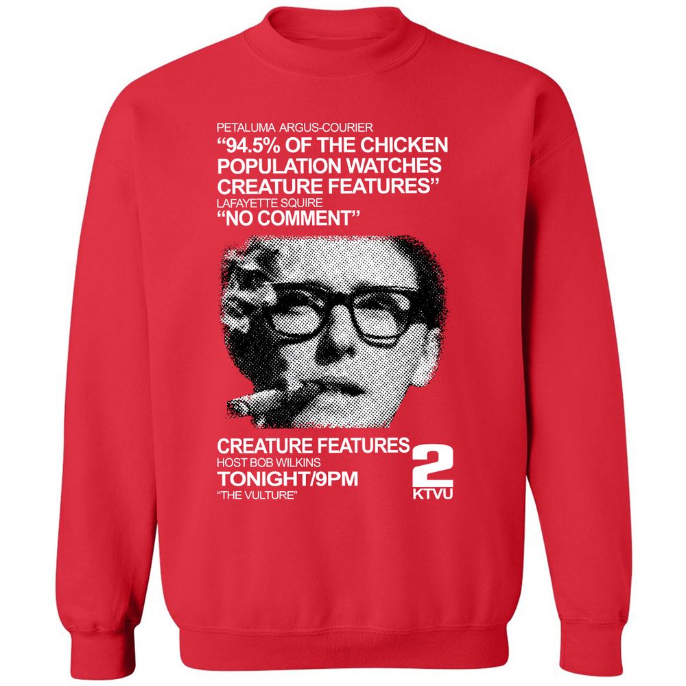 Classic Unisex Sweatshirt - 4HLLDJFH - Red - 5
