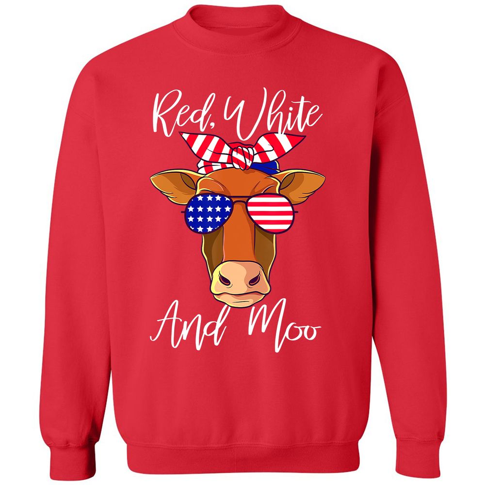 Classic Unisex Sweatshirt - EMLNHAG5 - Red - 5
