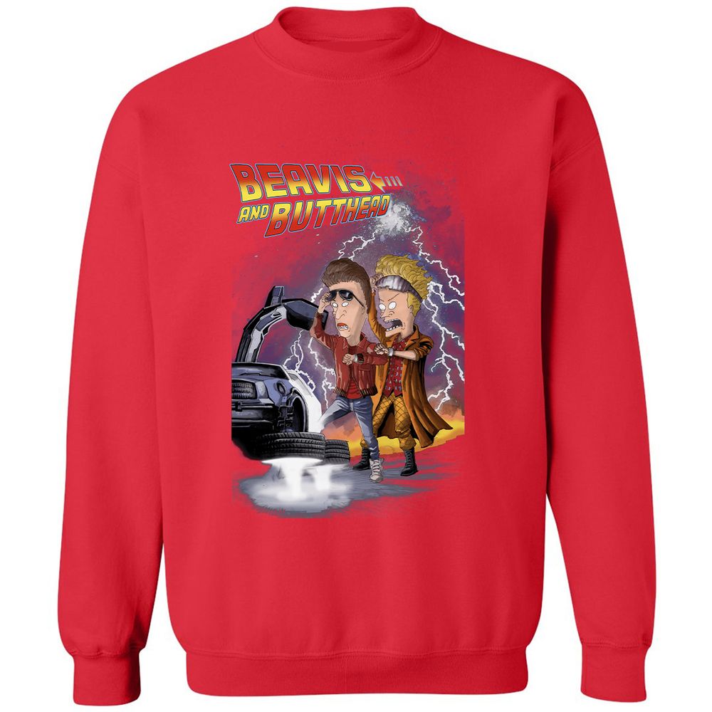 Classic Unisex Sweatshirt - WRW81YHY - Red - 5
