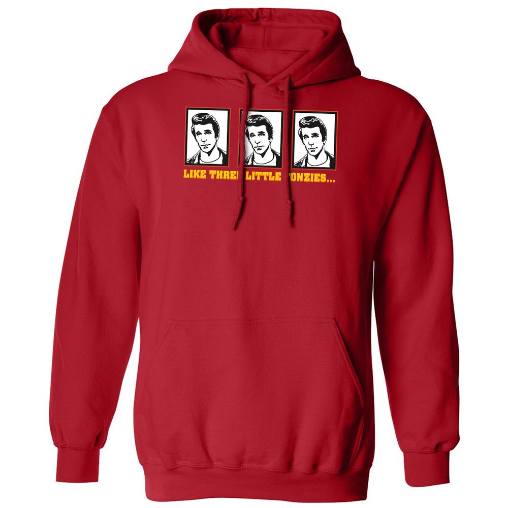 Classic Unisex Hoodie - HRS539M4 - Red - 5