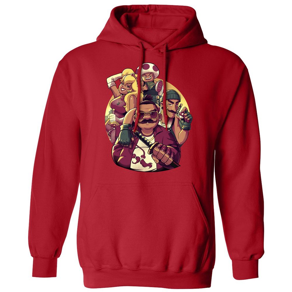 Classic Unisex Hoodie - 54J6N6WX - Red - 5