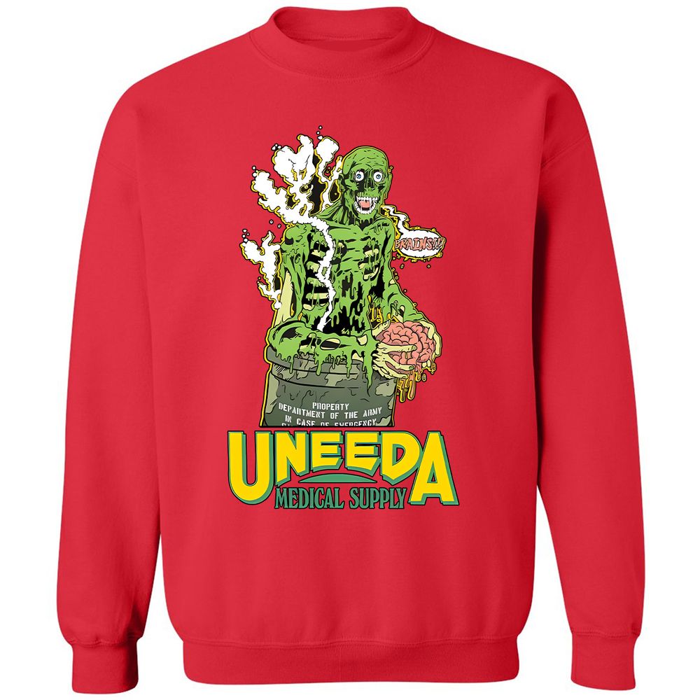 Classic Unisex Sweatshirt - LYCXMGH8 - Red - 5