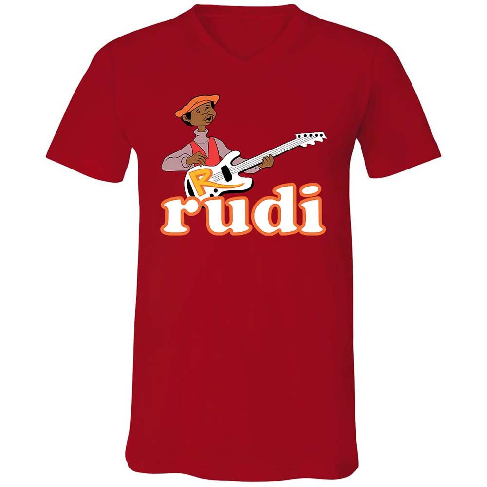 Unisex V-Neck T-Shirt - 2KBSVMNV - Red - 5