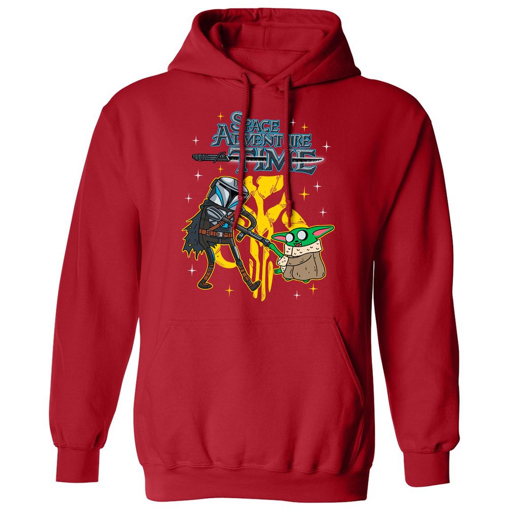 Classic Unisex Hoodie - 9URRFVMK - Red - 5