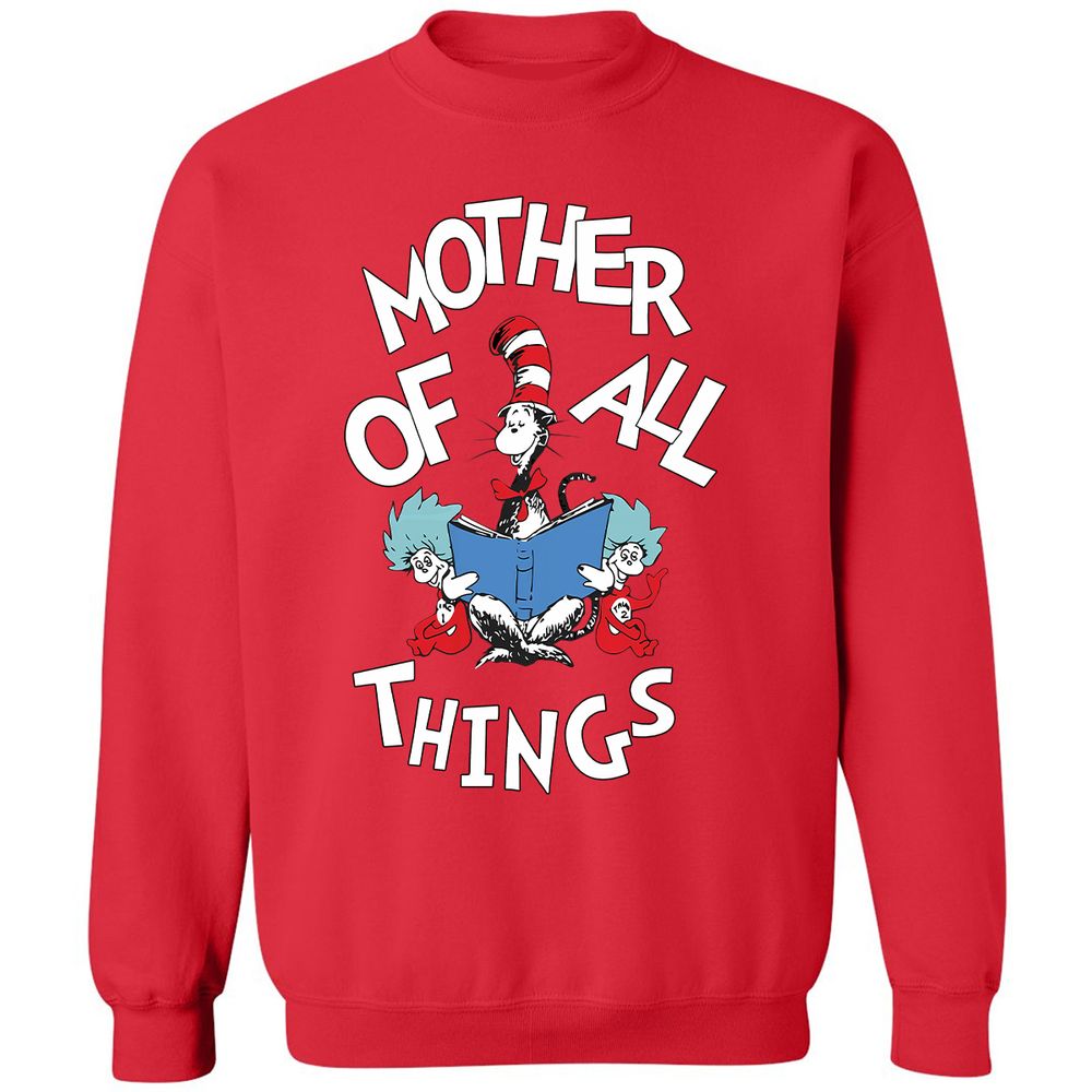 Classic Unisex Sweatshirt - 4ASLKB5J - Red - 5