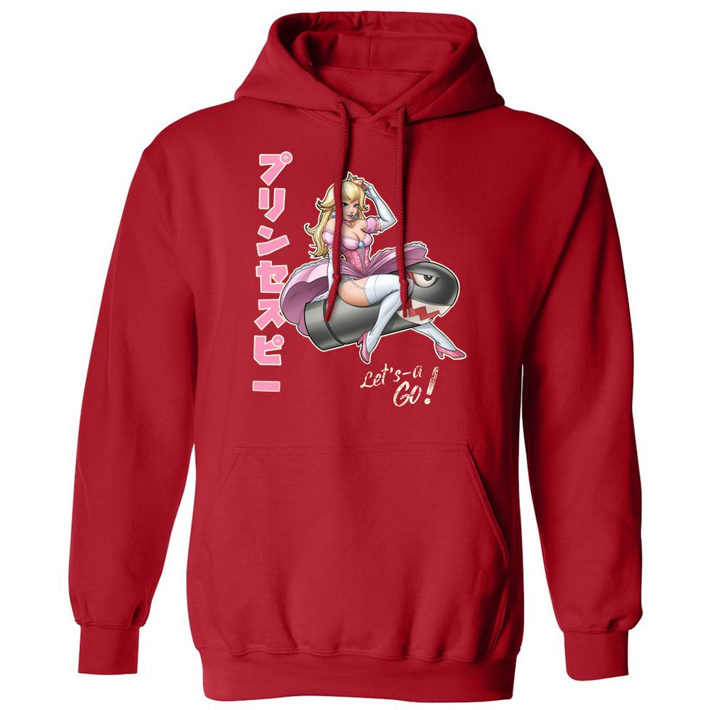 Classic Unisex Hoodie - 375GEN6V - Red - 5
