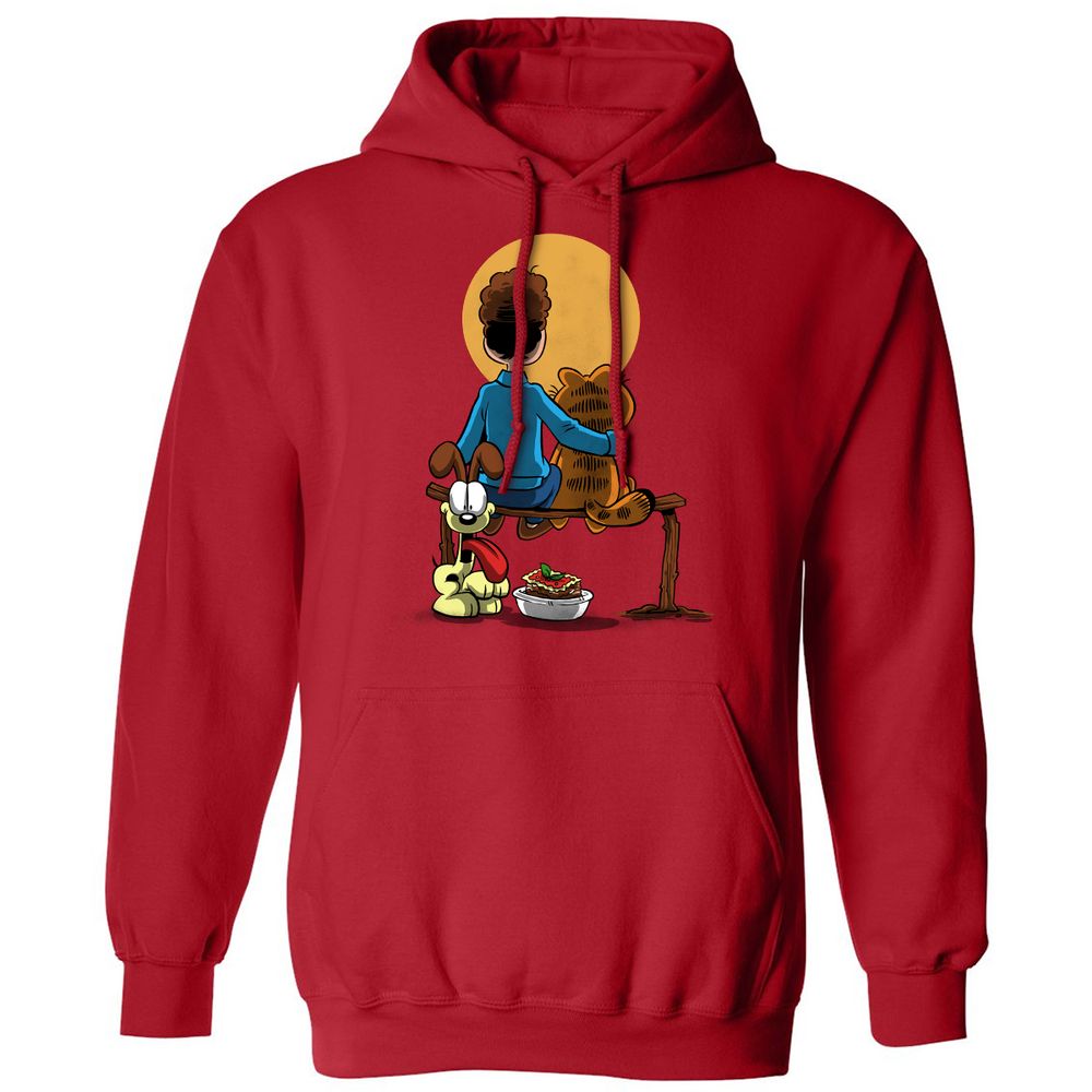 Classic Unisex Hoodie - CVHCQ5XL - Red - 5
