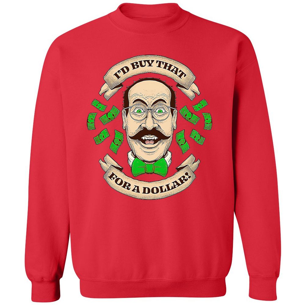 Classic Unisex Sweatshirt - 6UGH8FD6 - Red - 5