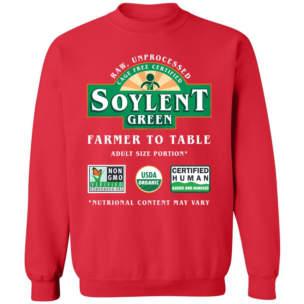 Classic Unisex Sweatshirt - PGXW7NMJ - Red - 5