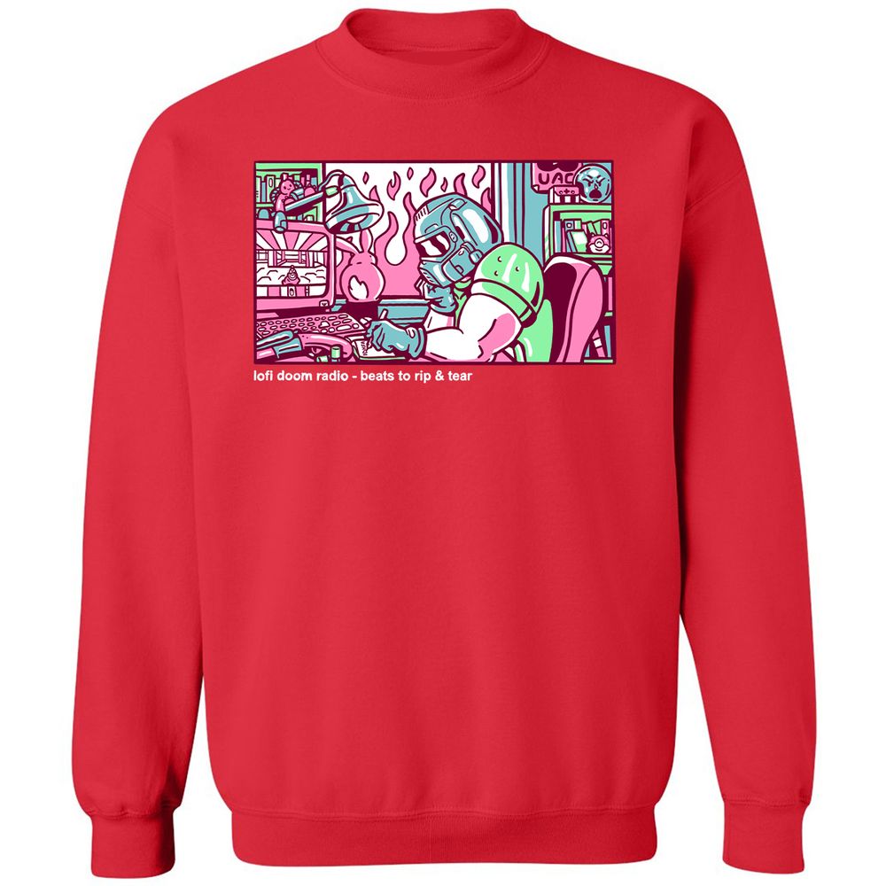Classic Unisex Sweatshirt - UW24NGFY - Red - 5