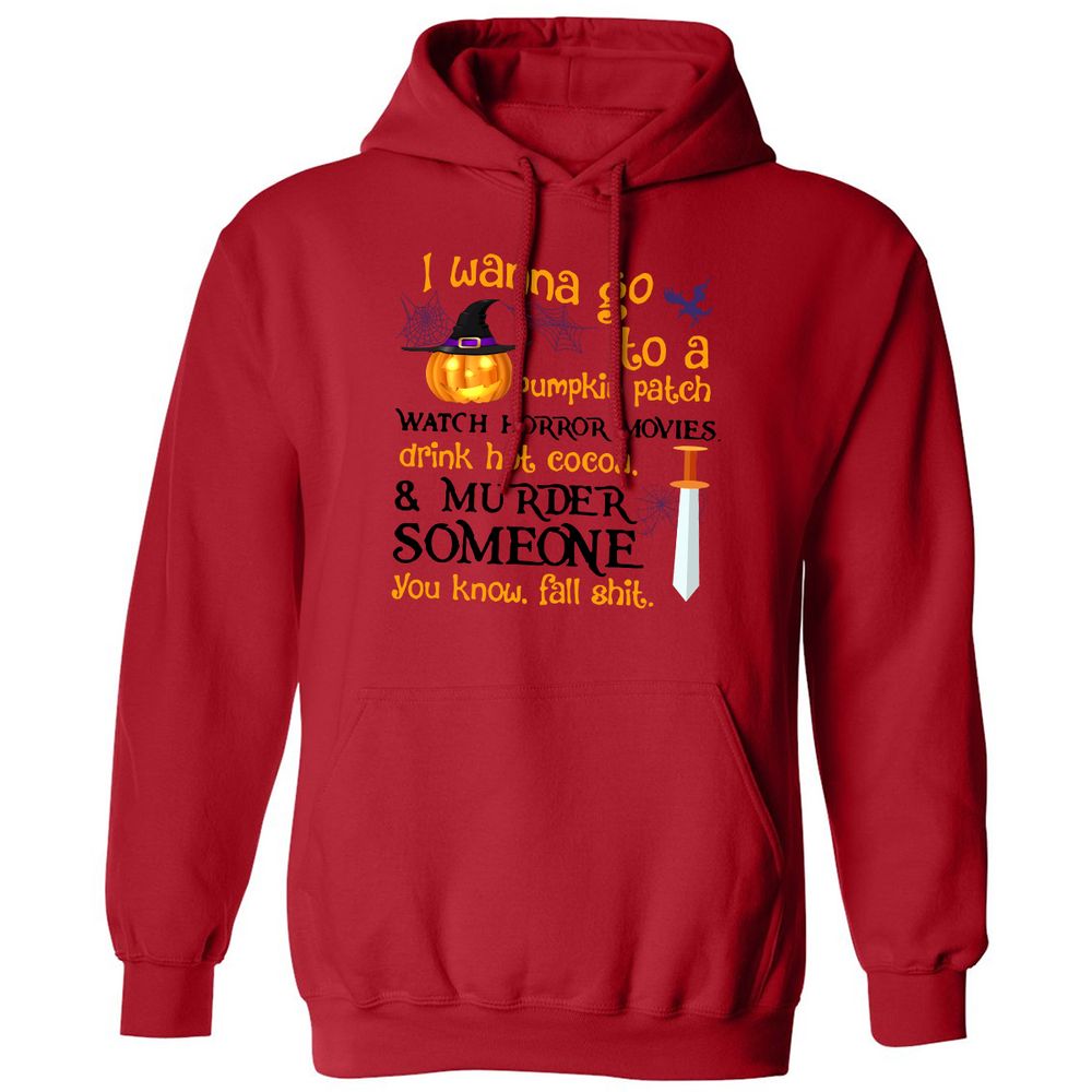 Classic Unisex Hoodie - 8B1SET8A - Red - 5