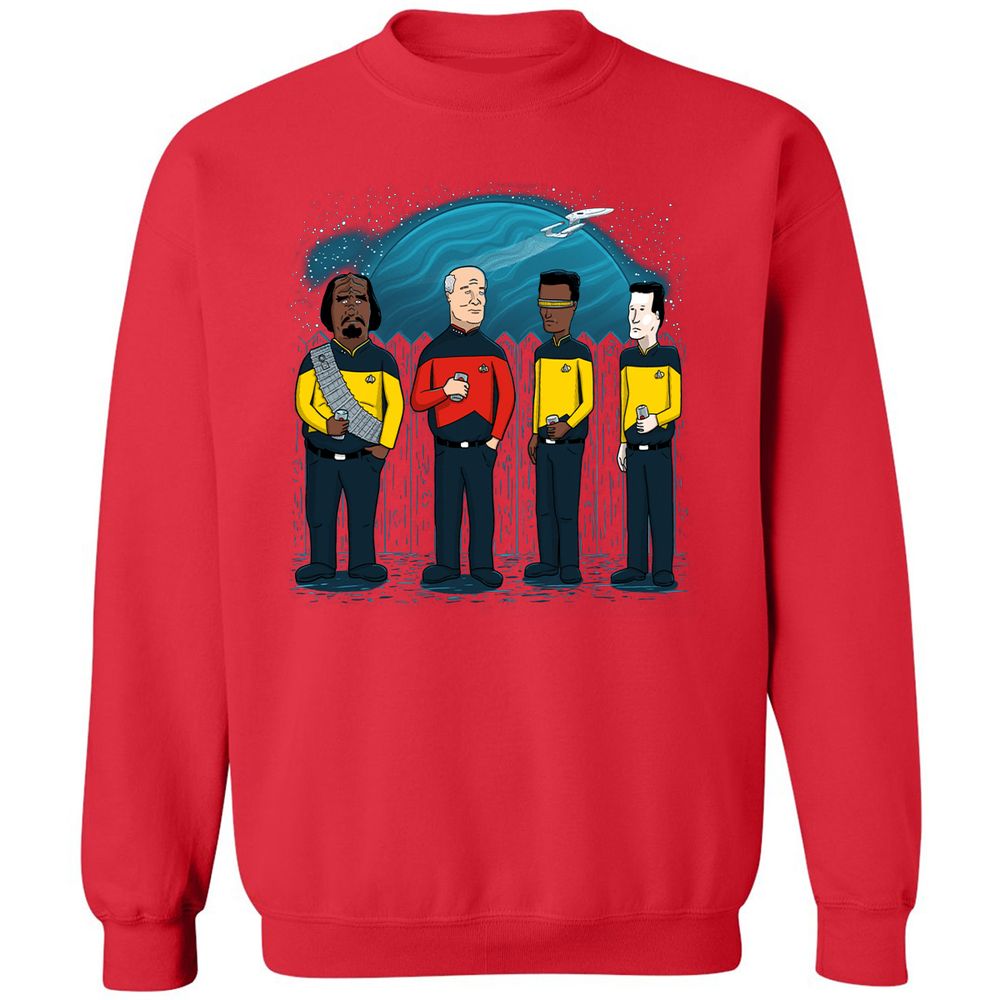 Classic Unisex Sweatshirt - EBF8JKUM - Red - 5