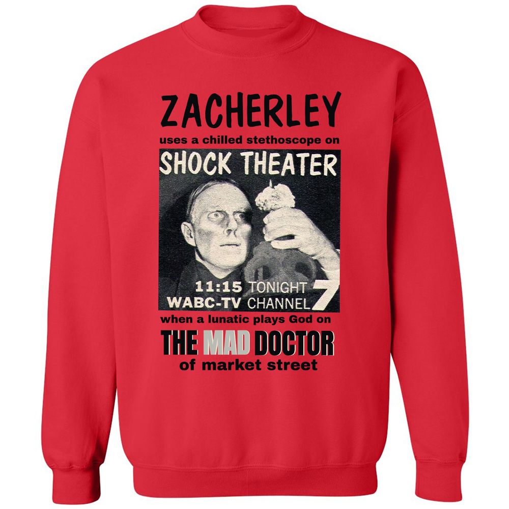 Classic Unisex Sweatshirt - UHBWFU1Y - Red - 5