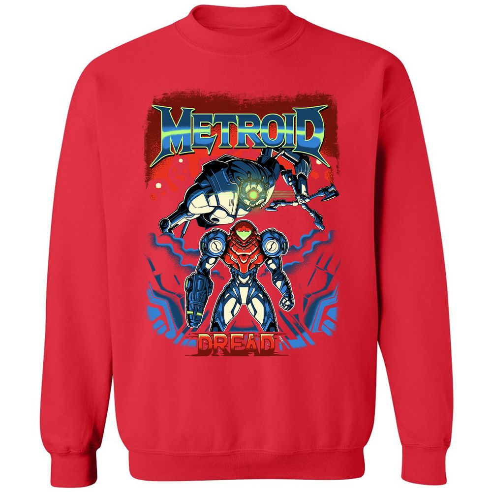 Classic Unisex Sweatshirt - LBSHQAA4 - Red - 5