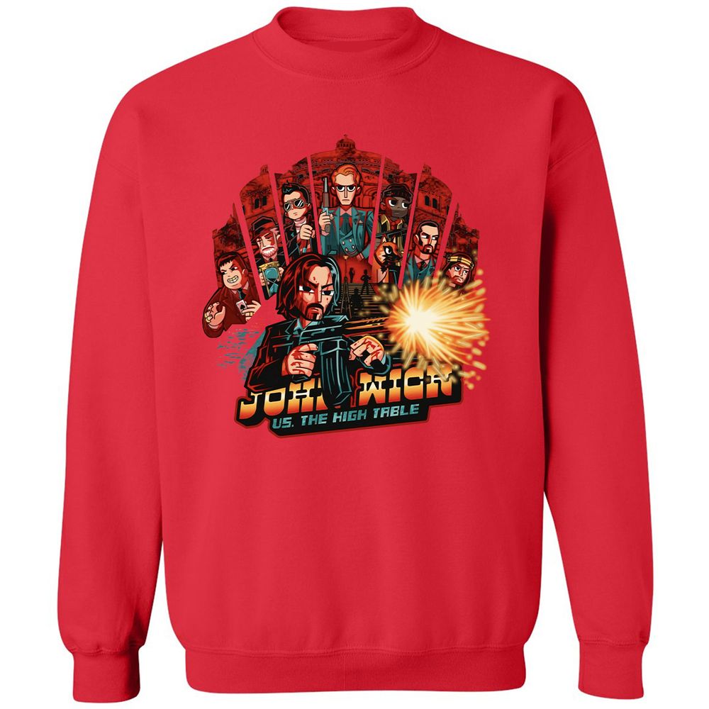 Classic Unisex Sweatshirt - B4N3WECA - Red - 5