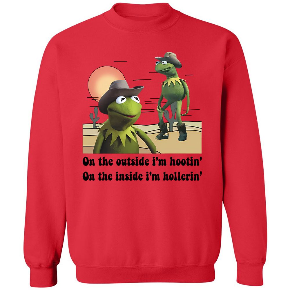 Classic Unisex Sweatshirt - RJ5YSW5W - Red - 5