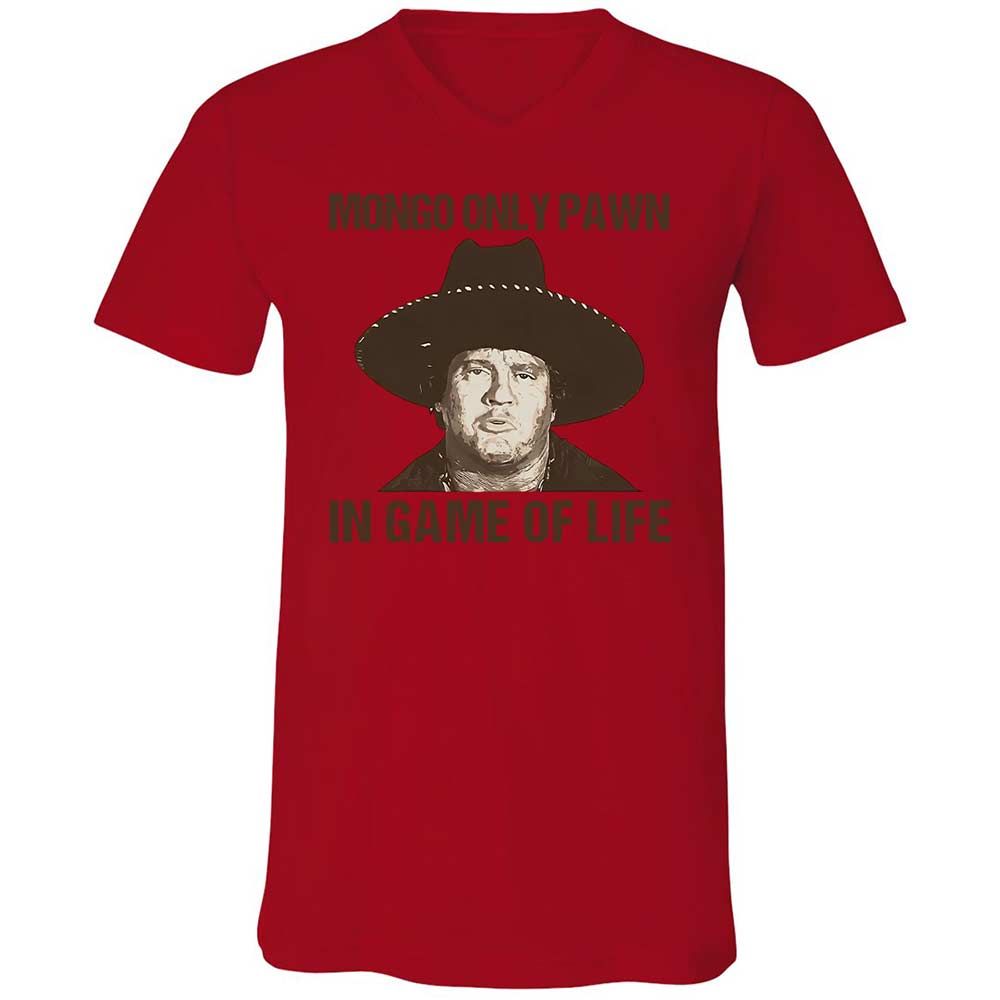 Unisex V-Neck T-Shirt - 4VXKVZV9 - Red - 5
