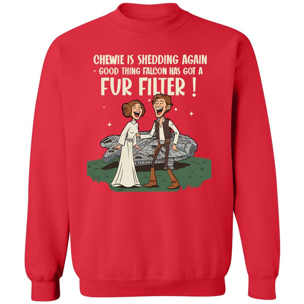 Classic Unisex Sweatshirt - LYDVTA68 - Red - 5